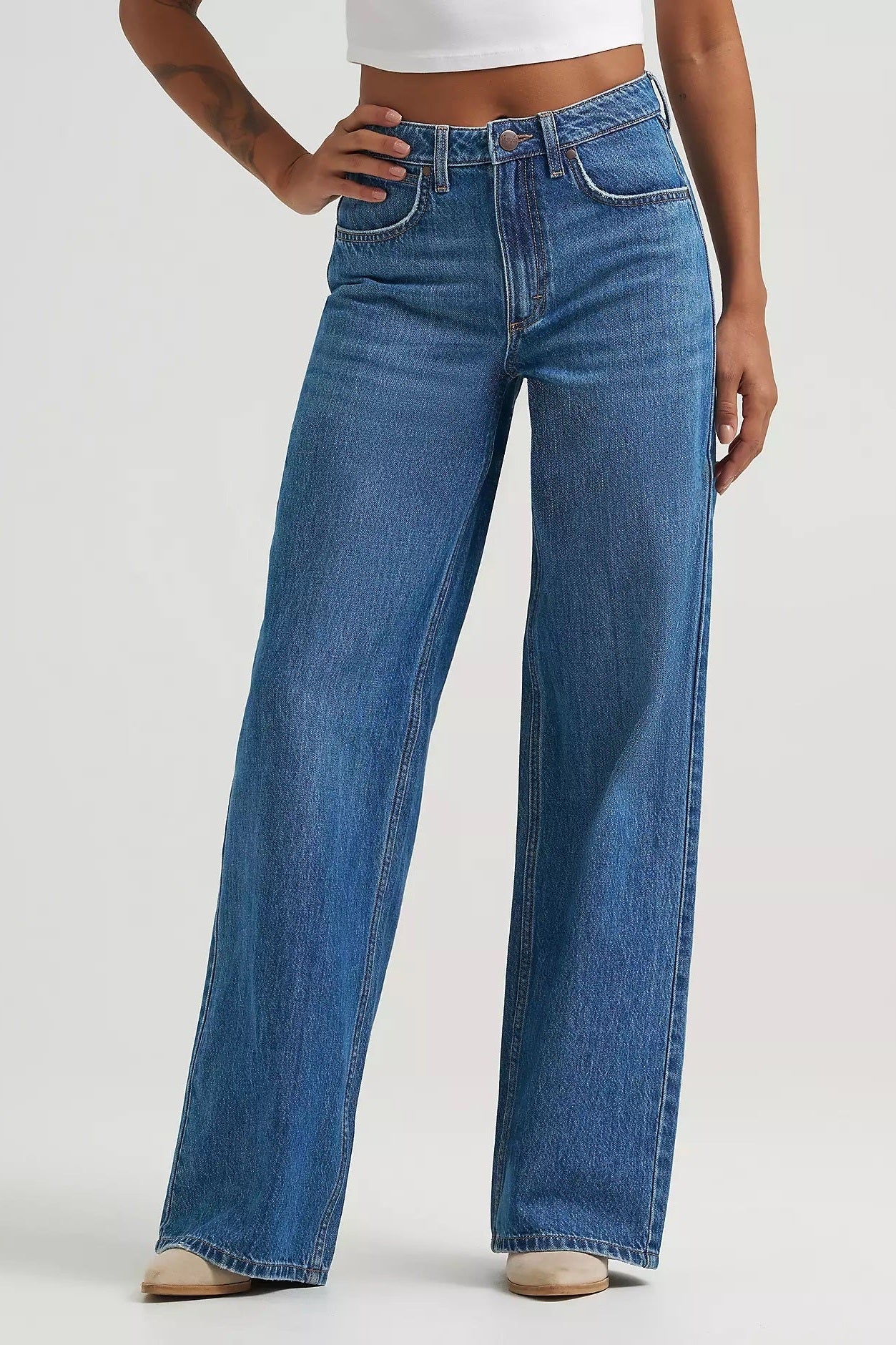 Hi-rise Wide Leg Bailey Jean