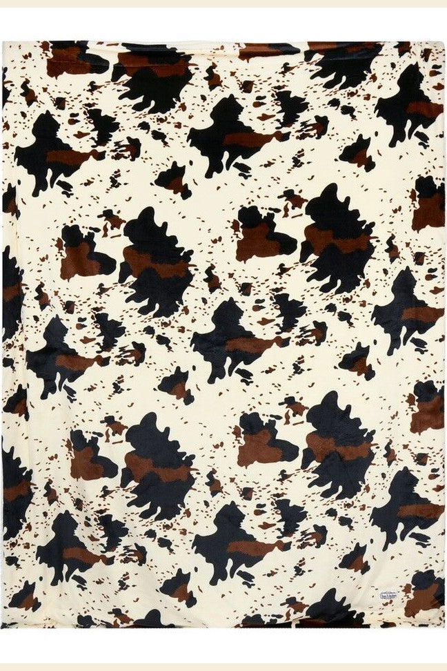 Snuggle Blanket Cow Pattern