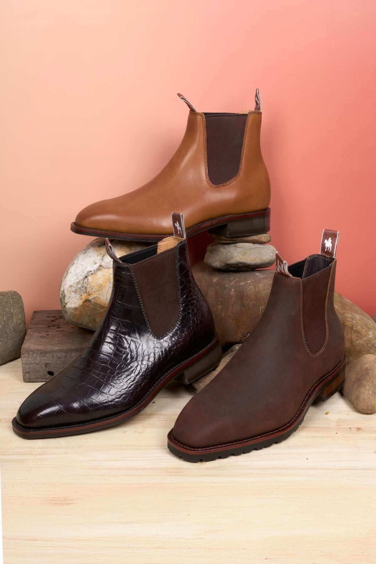 Trentham Crocodile Boot