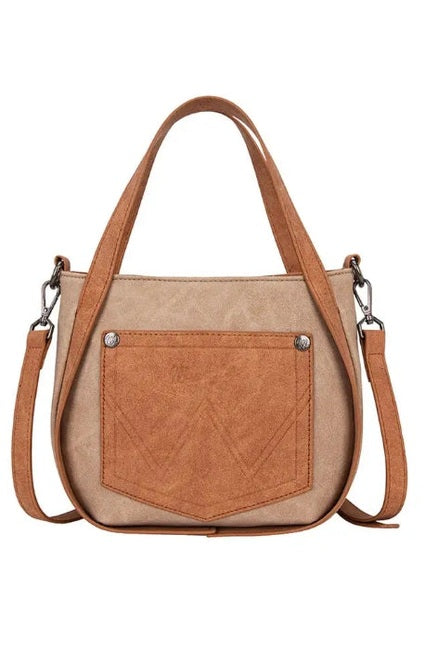 Two Tone Fringe Bag