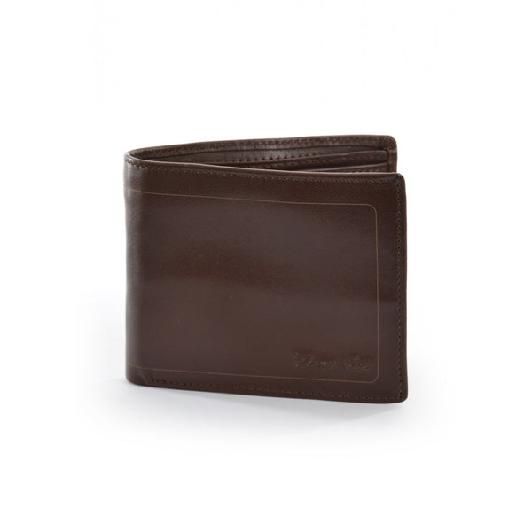 MENS LEATHER EDGED WALLET LIGHT BROWN ALL(Disc 01/24)