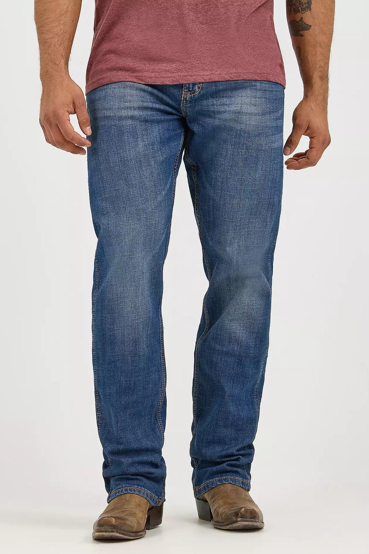 Retro Slim Straight Jeans 2