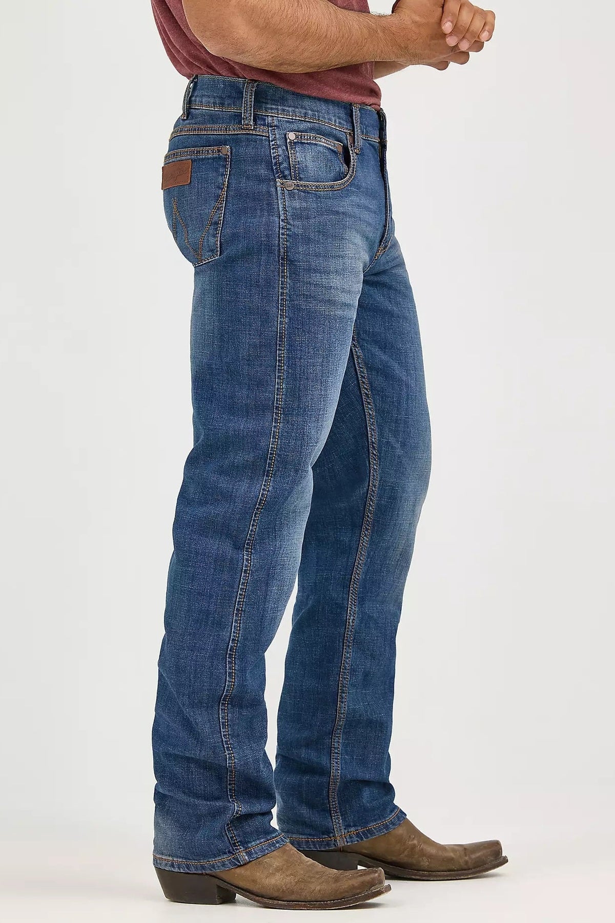 Retro Slim Straight Jeans 2