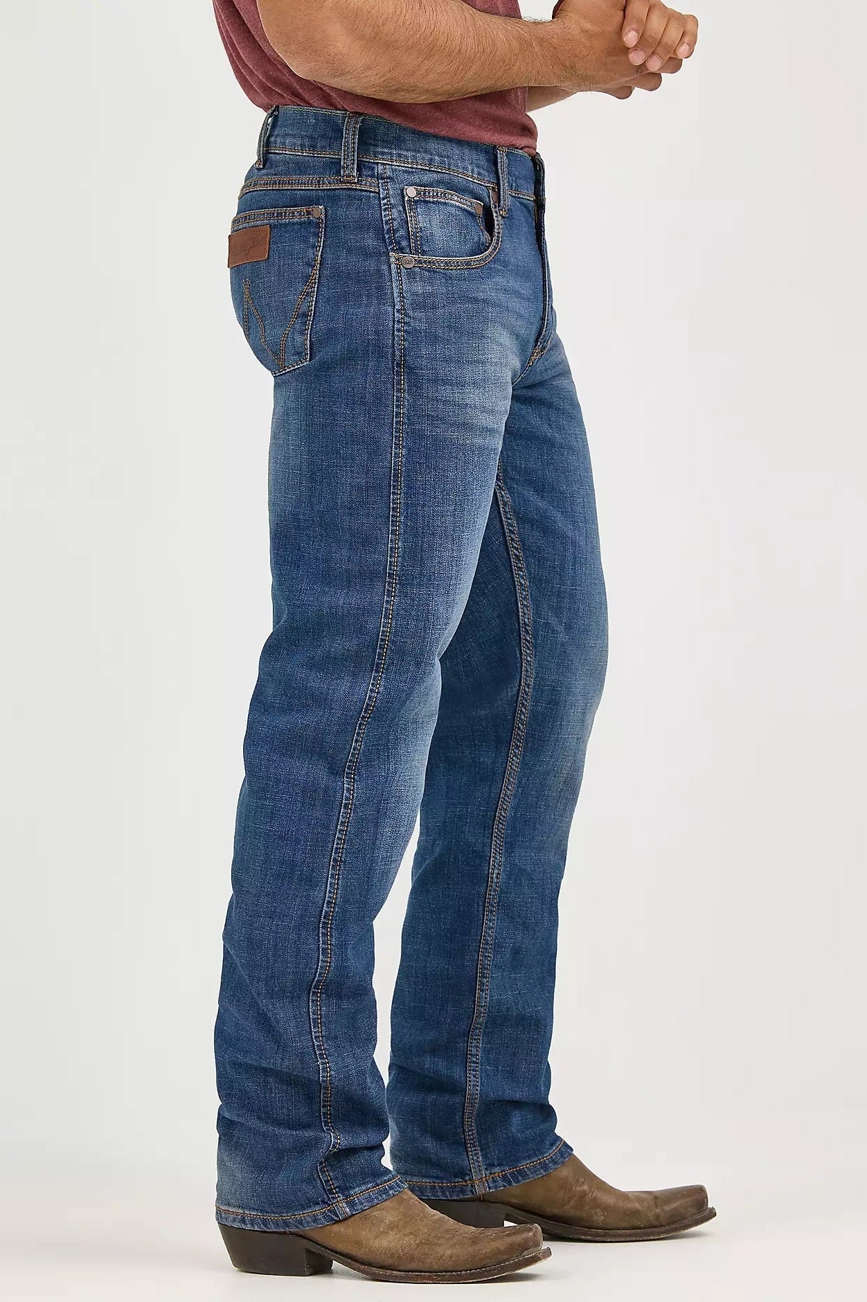 Retro Slim Straight Jeans 2