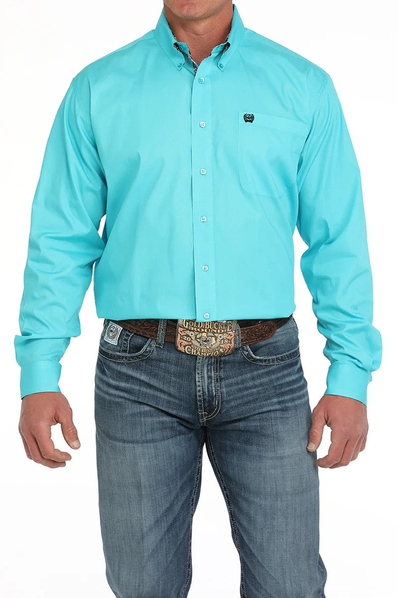 Cinch Turquoise Shirt [size:l]