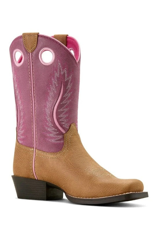 Girls Youth Futurity Fort Worth Boot [c:cottage/rosebud Size:1]