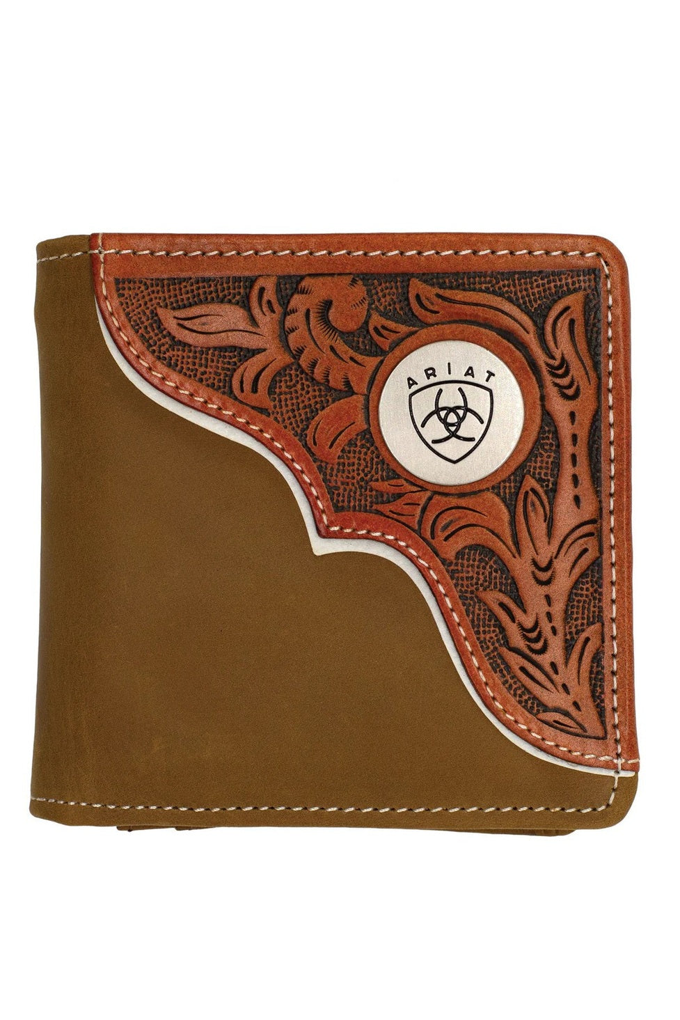 Bi-fold Wallet [style:tooled Overlay C:dark Tan]