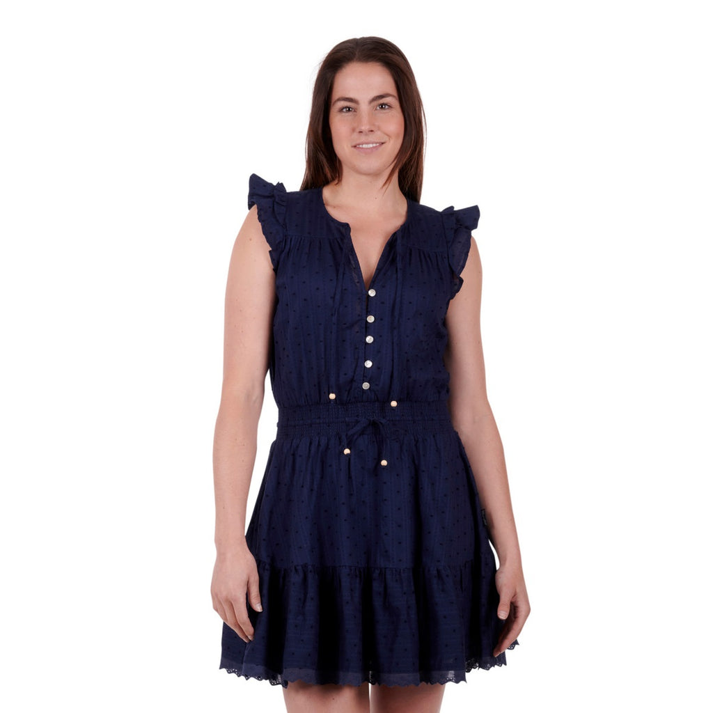 WMNS DONITA DRESS NAVY 8 SS23