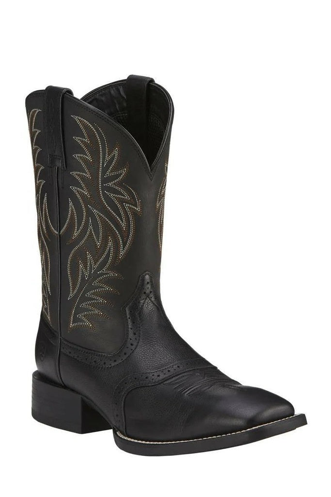 Sports Western Wide Square Toe Boot
