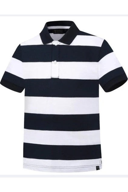 Boys Striped Polo