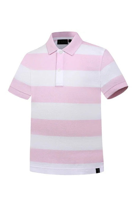 Girls Striped Polo