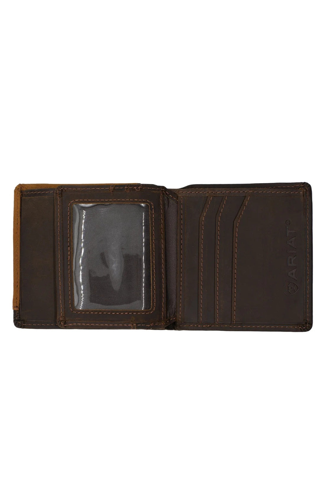 Bi-fold Wallet [style:two Toned Accent Overlay C:brown/tan]