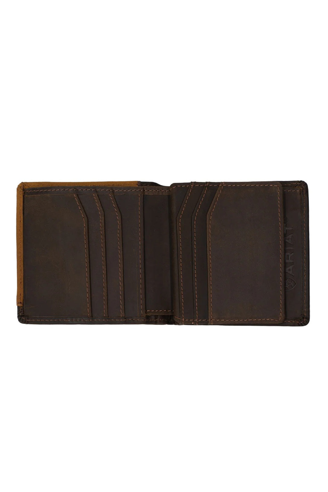 Bi-fold Wallet [style:two Toned Accent Overlay C:brown/tan]