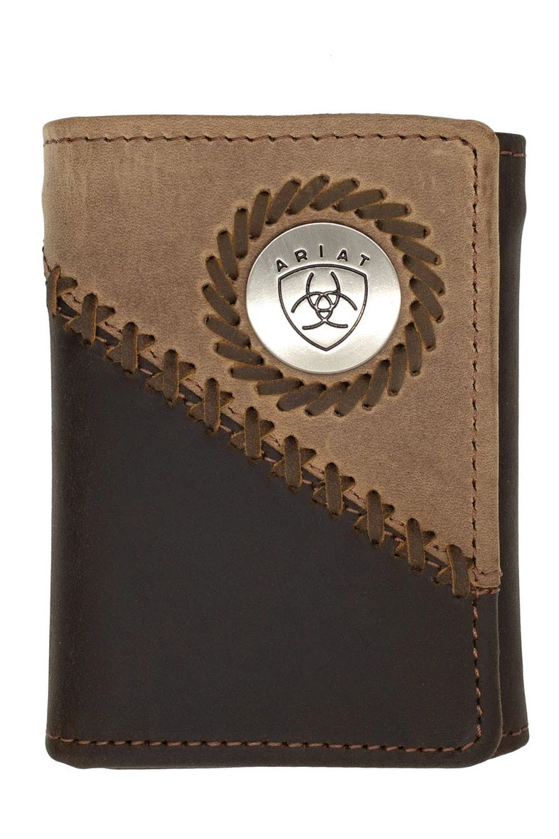 Tri-fold Wallet [style:two Toned C:distressed]