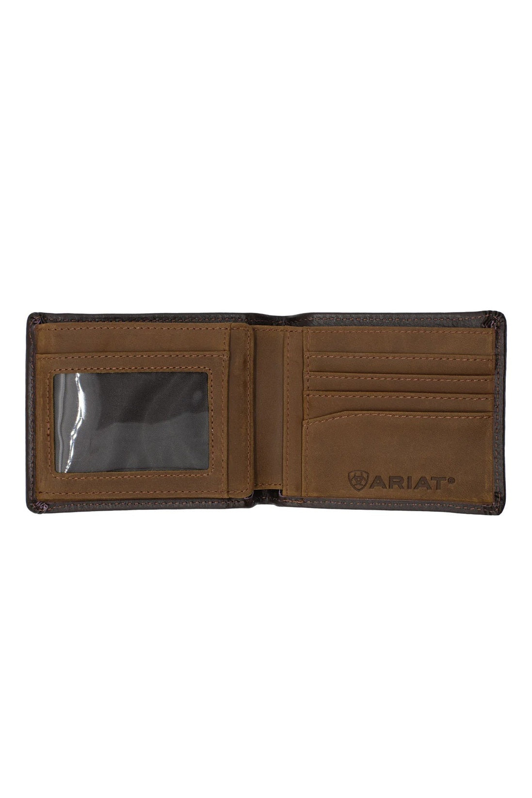 Bi-fold Wallet [style:logo C:dark Brown]