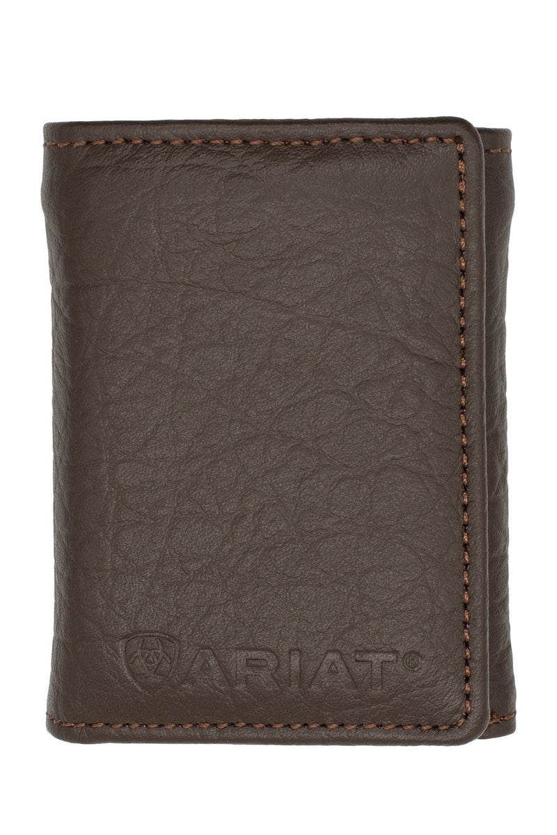 Tri-fold Wallet [style:logo C:dark Brown]