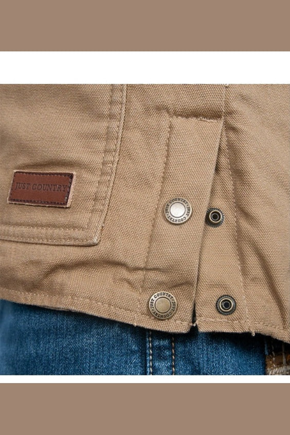 Diamantina Jacket [c:khaki Size:2xl]