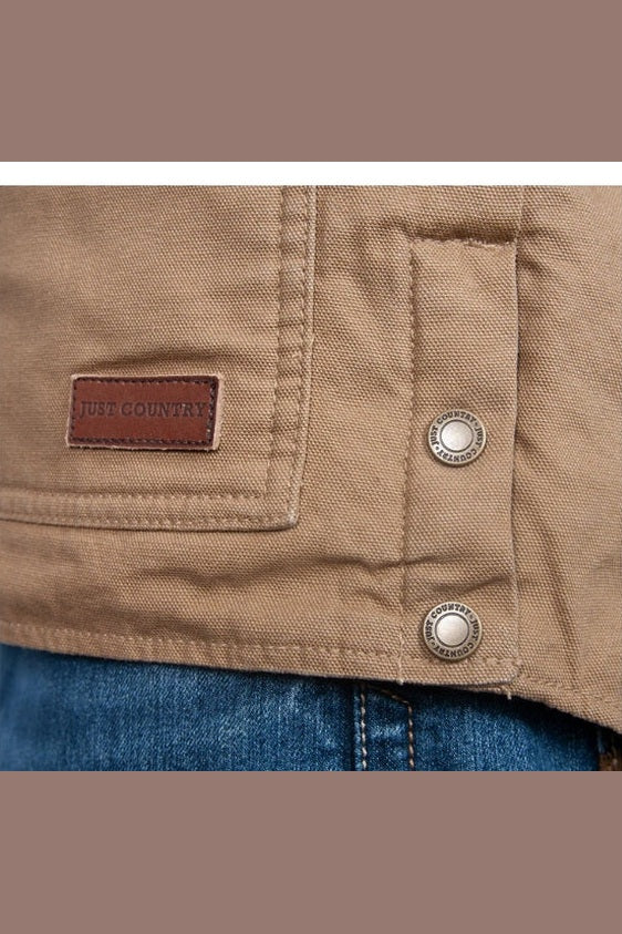 Diamantina Jacket [c:khaki Size:2xl]