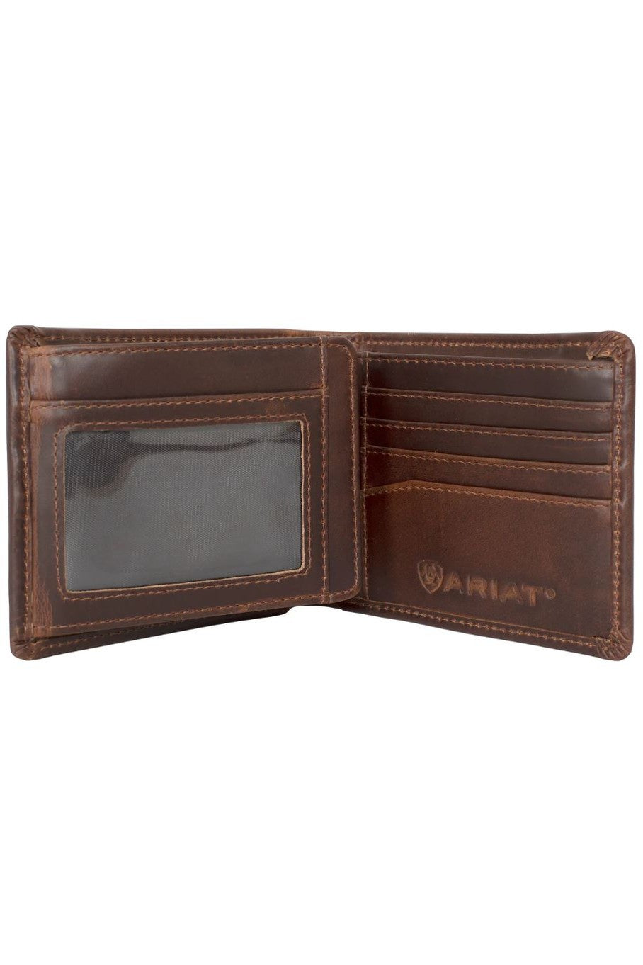 Bi-fold Wallet [style:logo C:rich Brown]