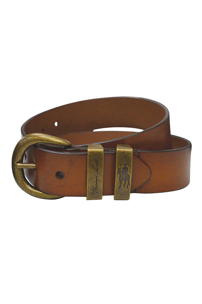 Twin Keeper Belt Brass