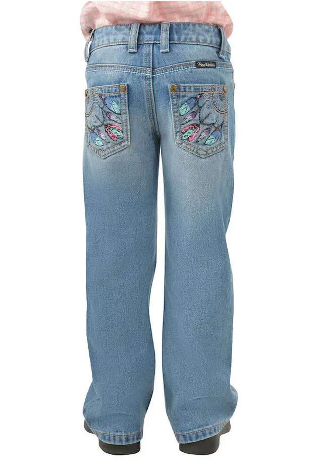 Girls Sunny Boot Cut Jean [c:faded Blue Size:10]
