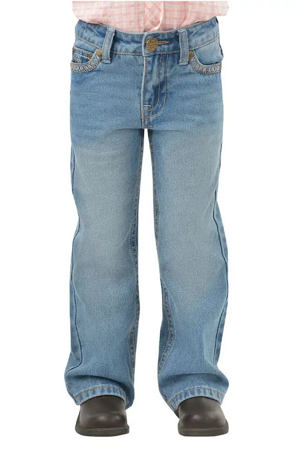 Girls Sunny Boot Cut Jean [c:faded Blue Size:10]