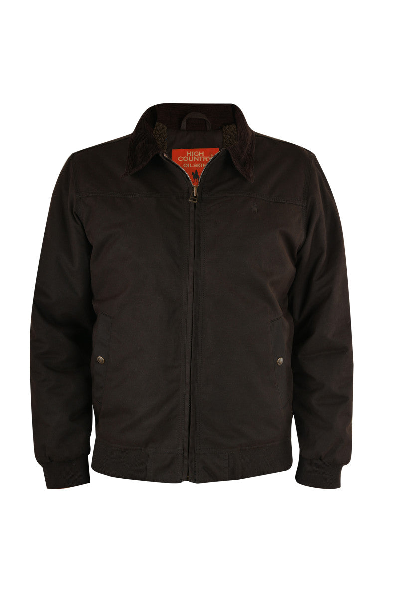 Oilskin Bomber Jacket