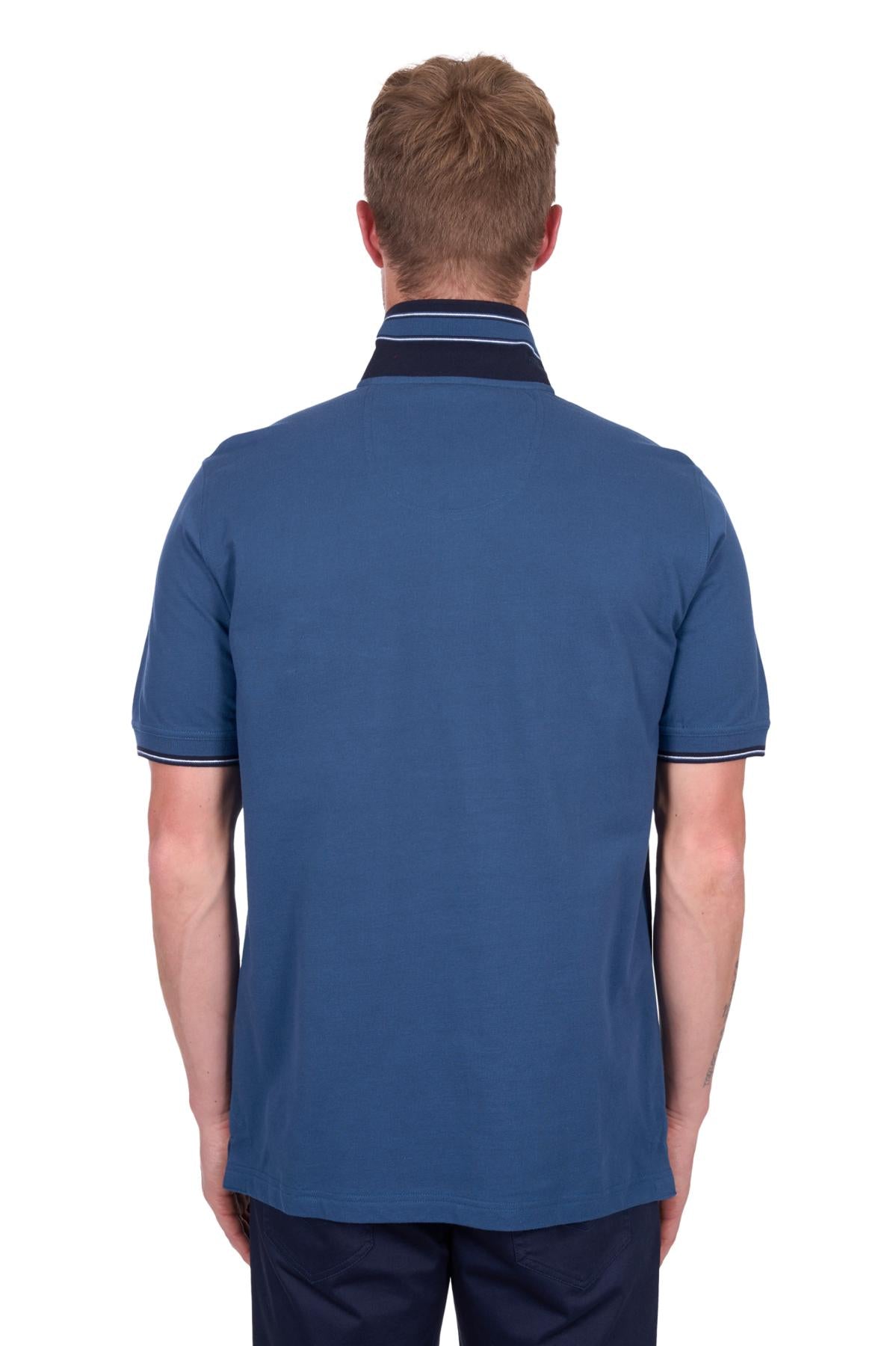 Ben Tailored Polo [c:blue Ocean Size:s]