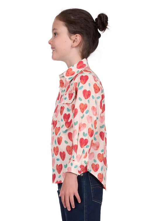 Girls Mira 1/2 Plkt Shirt