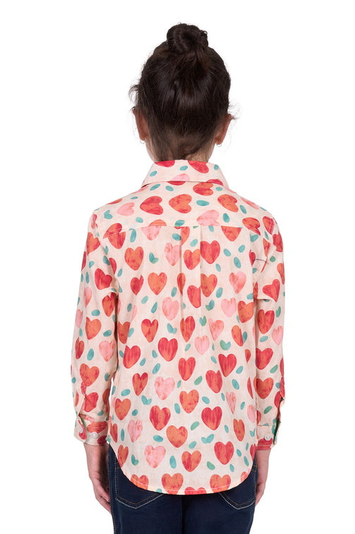 Girls Mira 1/2 Plkt Shirt
