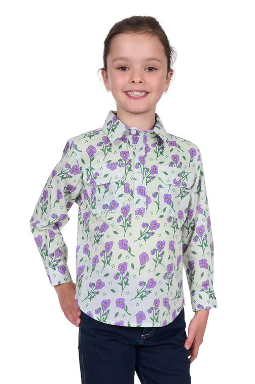 Girls Lynn 1/2 Plkt Shirt