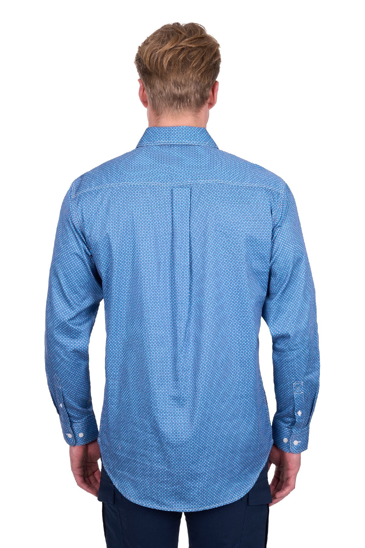 Holden 1/2 Plkt Shirt [c:navy/blue Size:xs]