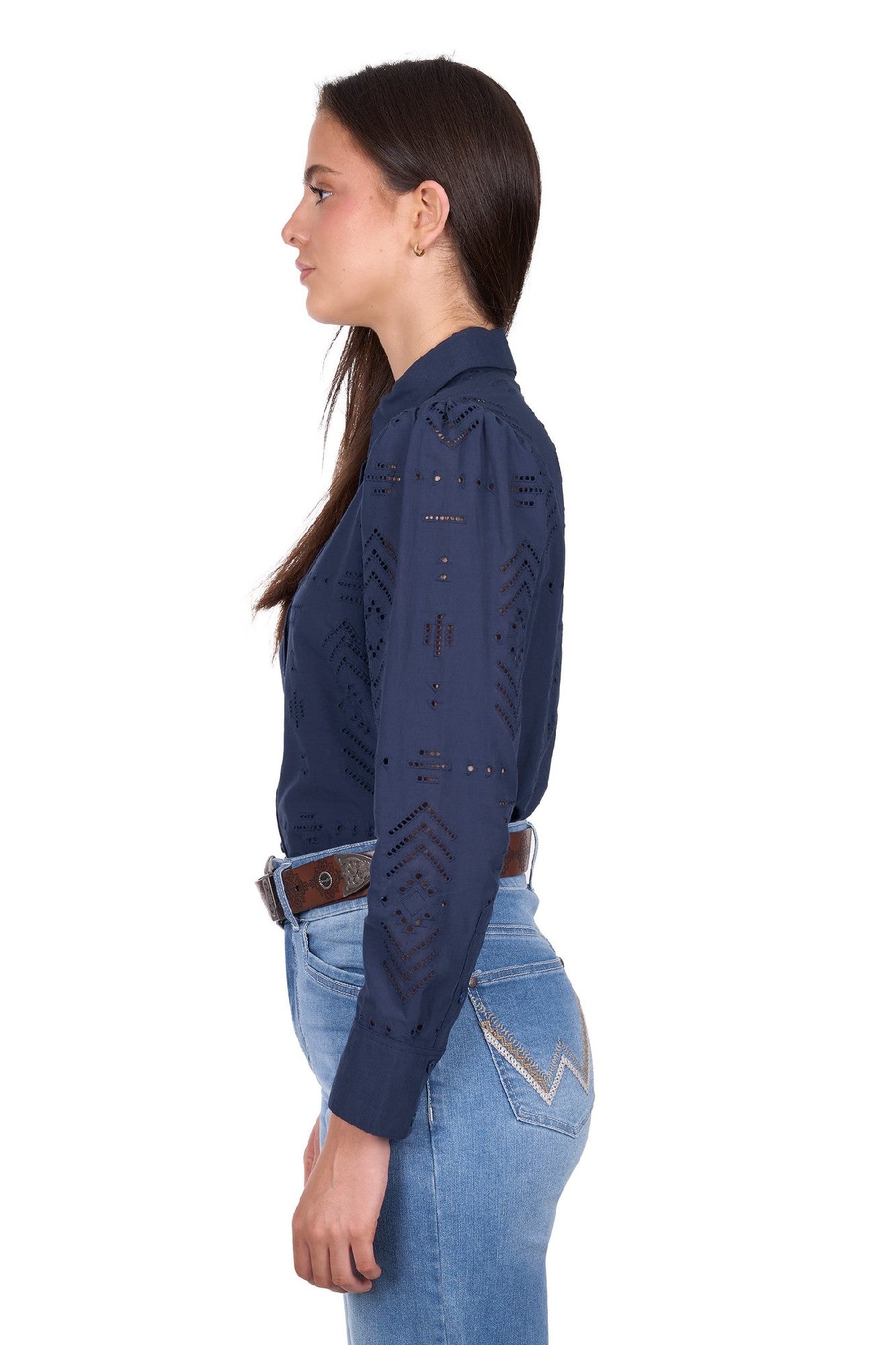 Lilly Shirt [c:navy Size:8]