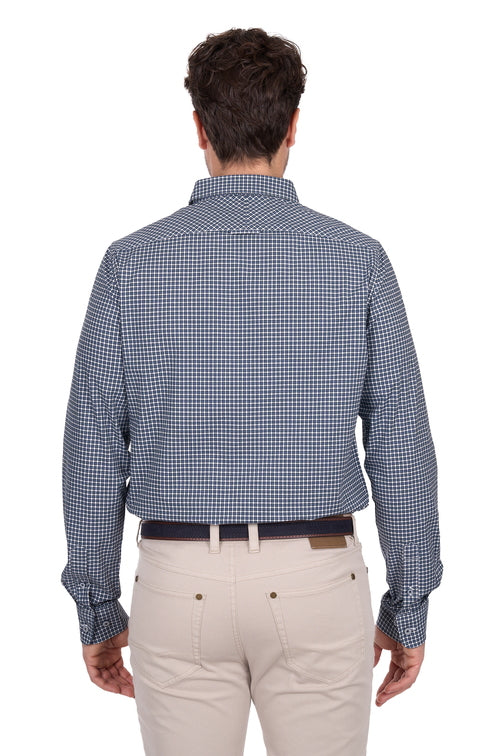 Ryan Tailored Shirt [c:navy/blue Size:xs]