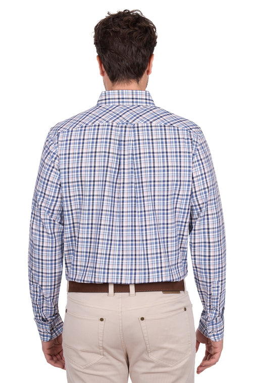 Patrick Shirt [c:blue/tan Size:s]