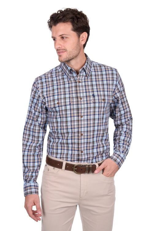 Jonathan Shirt [c:blue/multi Size:s]