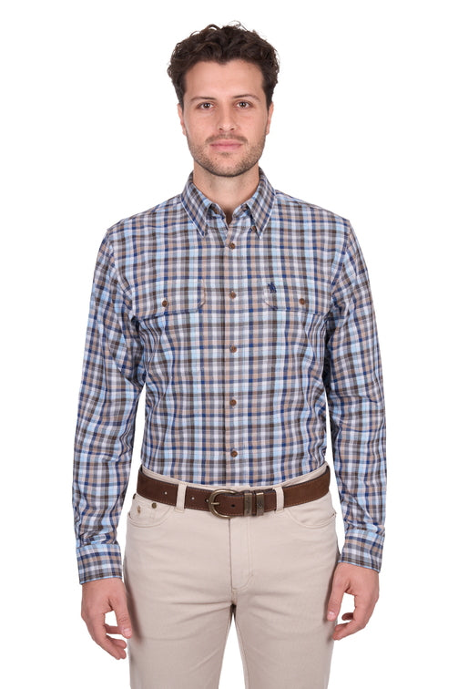 Jonathan Shirt [c:blue/multi Size:s]