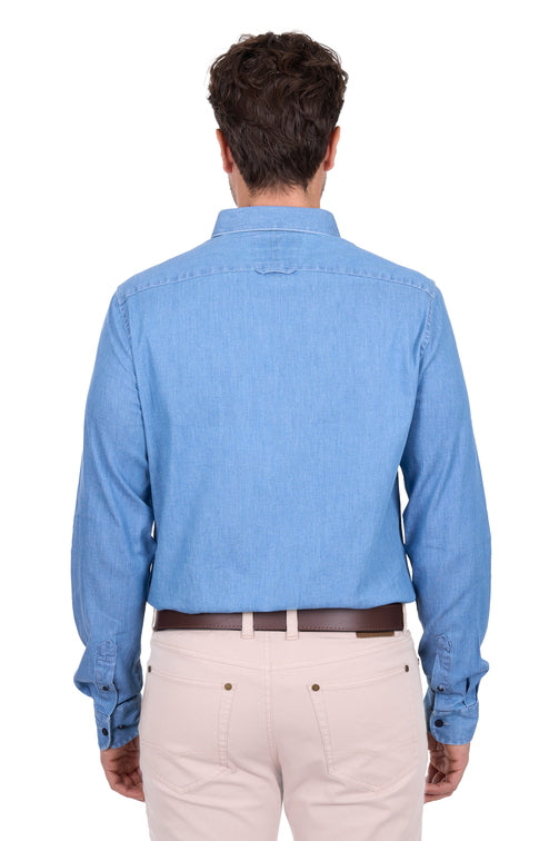 Jeremy Tailored Shirt [c:chambray Size:xs]