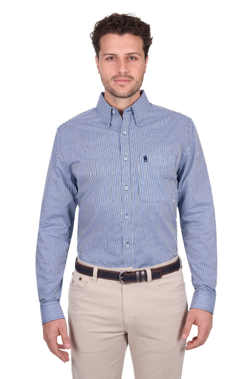 Gregory Shirt [c:navy Size:s]