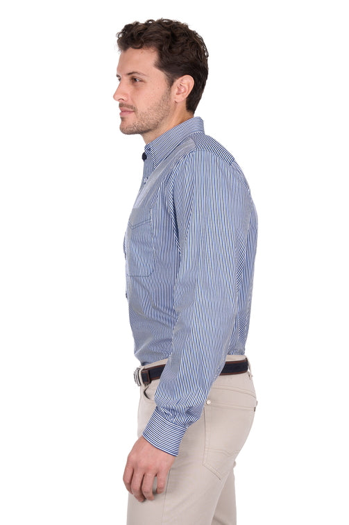 Gregory Shirt [c:navy Size:s]