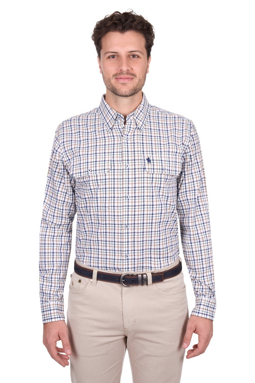 Chad Shirt [c:navy/green Size:s]