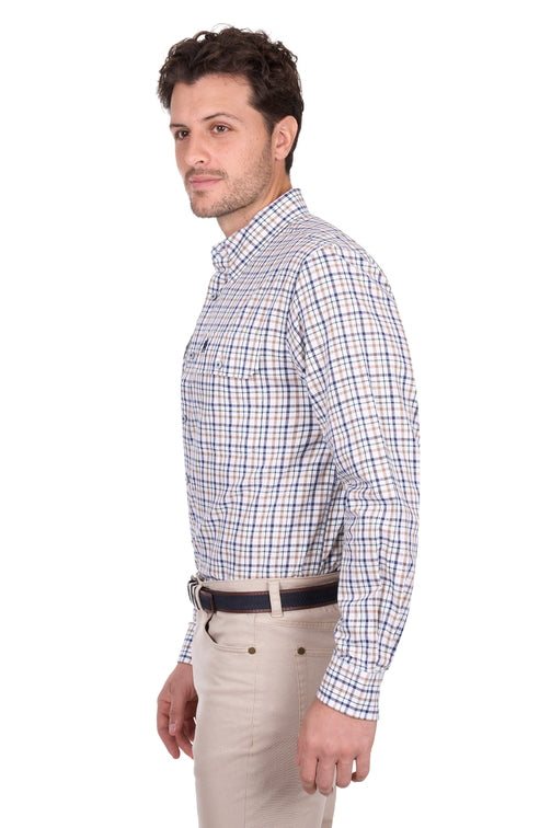 Chad Shirt [c:navy/green Size:s]