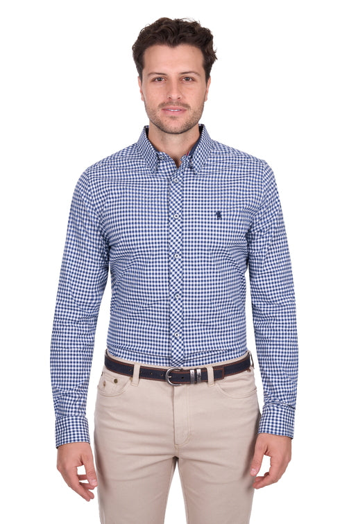 Anthony Shirt [c:navy/white Size:xs]