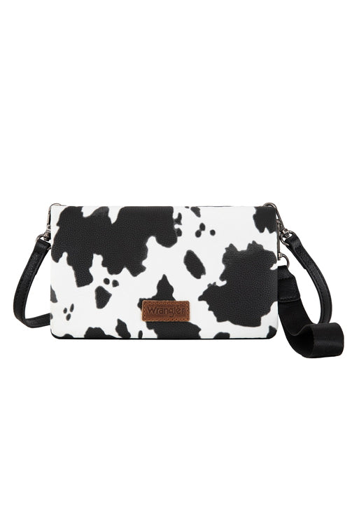 Cow Print Wallet Crossbody Bag [c:col11]