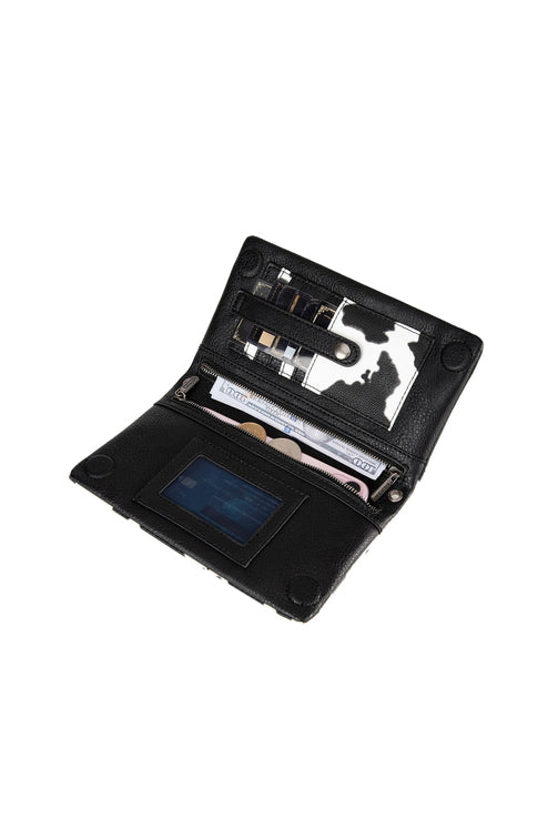 Cow Print Wallet Crossbody Bag [c:col11]