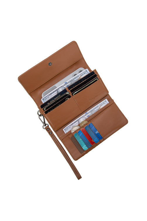 Denim Patchwork Wallet [c:denim]