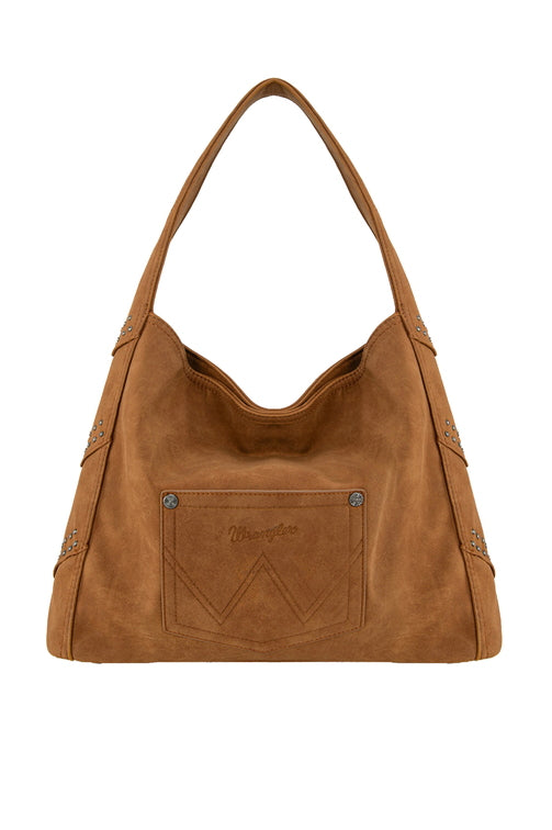 Shiloh Fringe Studded Bag [c:tan]