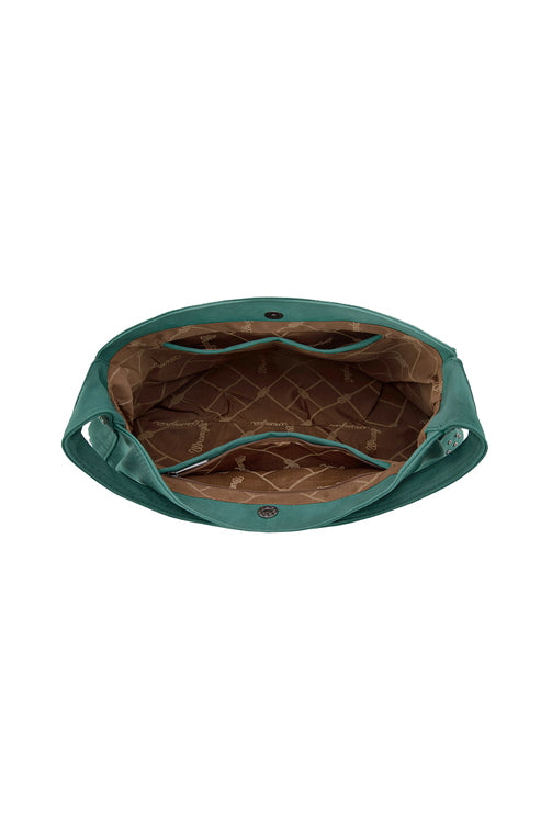 Shiloh Fringe Studded Bag [c:turquoise]