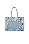 Aztec Crossbody Tote Bag [c:light Blue]