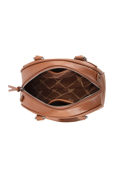 Whipstitch Crossbody Bag [c:tan]